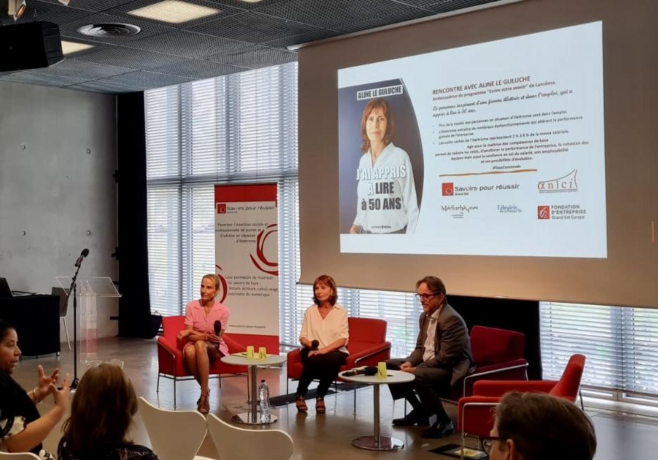 Lire la suite à propos de l’article Rencontre avec Aline Le Guluche « J’ai appris à lire à 50 ans »